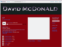 Tablet Screenshot of davidmcdonald.bandcamp.com