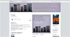 Desktop Screenshot of julianfleisher.bandcamp.com