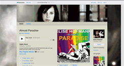 Desktop Screenshot of elisehofmann.bandcamp.com