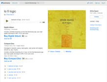 Tablet Screenshot of chrisnucci.bandcamp.com