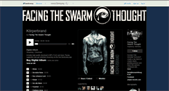 Desktop Screenshot of facingtheswarmthought.bandcamp.com