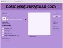 Tablet Screenshot of hotmessdc.bandcamp.com