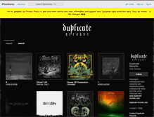 Tablet Screenshot of duplicaterecords.bandcamp.com