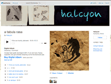 Tablet Screenshot of halcyonband.bandcamp.com