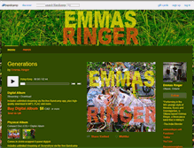 Tablet Screenshot of emmasringer.bandcamp.com