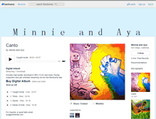 Tablet Screenshot of minnieandaya.bandcamp.com