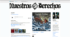 Desktop Screenshot of nuestrosderechos.bandcamp.com