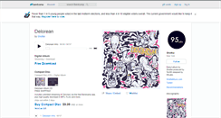 Desktop Screenshot of deloreanalbum.bandcamp.com