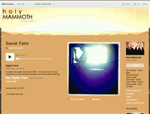 Tablet Screenshot of holymammothus.bandcamp.com