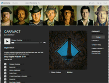 Tablet Screenshot of caravact.bandcamp.com