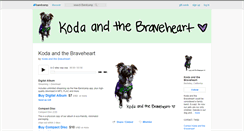 Desktop Screenshot of kodaandthebraveheart.bandcamp.com