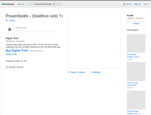 Tablet Screenshot of kodak.bandcamp.com