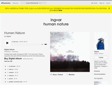 Tablet Screenshot of ingvar.bandcamp.com