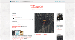 Desktop Screenshot of demode.bandcamp.com