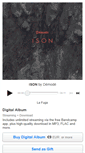 Mobile Screenshot of demode.bandcamp.com