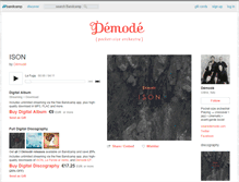 Tablet Screenshot of demode.bandcamp.com
