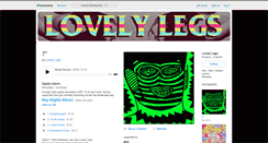 Desktop Screenshot of lovelylegs.bandcamp.com
