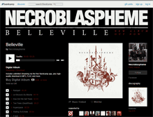 Tablet Screenshot of necroblaspheme.bandcamp.com