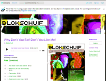 Tablet Screenshot of blokschuif.bandcamp.com