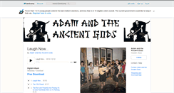 Desktop Screenshot of adamandtheancientgods1.bandcamp.com