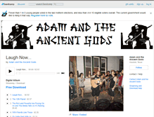 Tablet Screenshot of adamandtheancientgods1.bandcamp.com