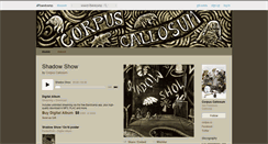 Desktop Screenshot of corpuscallosum.bandcamp.com