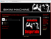 Tablet Screenshot of bikinimachine.bandcamp.com