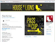 Tablet Screenshot of houseoflions.bandcamp.com