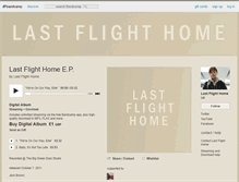 Tablet Screenshot of lastflighthome.bandcamp.com