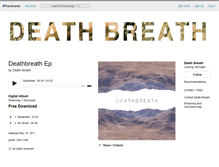 Tablet Screenshot of deathbreath.bandcamp.com