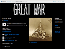 Tablet Screenshot of greatwar.bandcamp.com