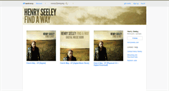 Desktop Screenshot of henryseeley.bandcamp.com