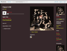 Tablet Screenshot of bandflash.bandcamp.com