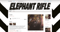 Desktop Screenshot of elephantrifle.bandcamp.com