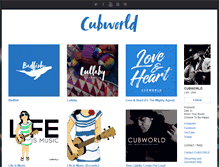 Tablet Screenshot of cubworld.bandcamp.com