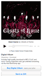Mobile Screenshot of ghostsofrome.bandcamp.com