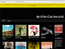 Tablet Screenshot of mylittlecabrecords.bandcamp.com