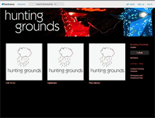 Tablet Screenshot of huntinggrounds.bandcamp.com