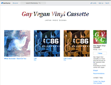 Tablet Screenshot of gayveganvinylcassette.bandcamp.com