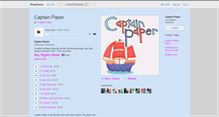 Desktop Screenshot of captainpaper.bandcamp.com