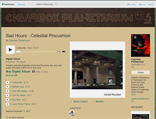 Tablet Screenshot of cigarboxplanetarium.bandcamp.com
