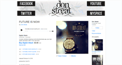 Desktop Screenshot of donstreat.bandcamp.com