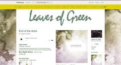 Desktop Screenshot of leavesofgreen.bandcamp.com