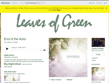 Tablet Screenshot of leavesofgreen.bandcamp.com