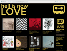 Tablet Screenshot of hellisnowlove.bandcamp.com