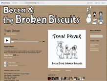 Tablet Screenshot of beccaandthebrokenbiscuits.bandcamp.com