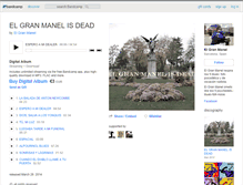 Tablet Screenshot of elgranmanel.bandcamp.com