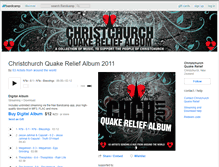 Tablet Screenshot of christchurchquakerelief.bandcamp.com