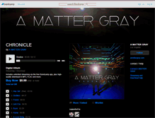 Tablet Screenshot of amattergray.bandcamp.com