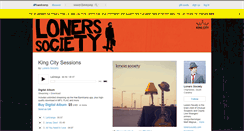 Desktop Screenshot of lonerssociety.bandcamp.com